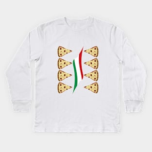 pizza Kids Long Sleeve T-Shirt